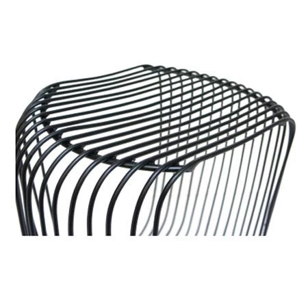 Jennifer Dumet Black Metal Stool