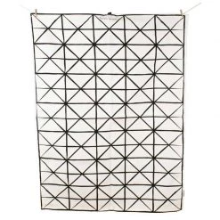 Bloomingville TEA TOWELS, MITTS & CLOTHS Triangle Grid Tea Towel