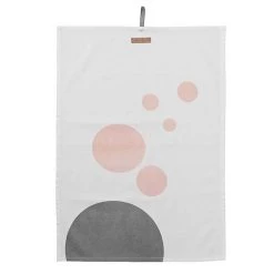 Bloomingville Pink Dot Tea Towel TEA TOWELS, MITTS & CLOTHS