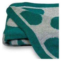 Me & My Trend Reversible Mint Spot Throw Last Chance - Final Few