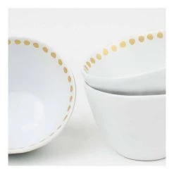 General Eclectic Metallics Gold Spot Dip Bowl - Small