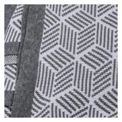 The Good Housewife Last Chance - Final Few Cotton Knit Hexagon Blanket