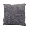 The Good Housewife Grey Chunky Knit Cushion Coastal