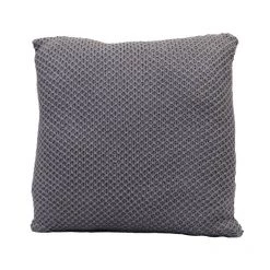 The Good Housewife Grey Chunky Knit Cushion Coastal