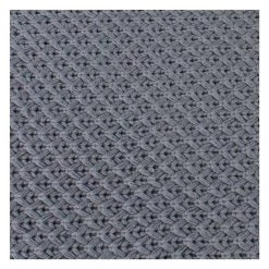 The Good Housewife Grey Chunky Knit Cushion Coastal