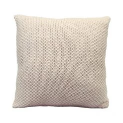 The Good Housewife Coastal Cream Chunky Knit Cushion