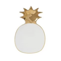 General Eclectic Pineapple Trinket Dish Metallics