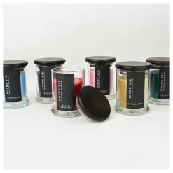 Notre Vie Andles Couleur Couture Glass Metro Candle - Heritage Rose