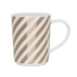 General Eclectic Metallics Gold Stripe Mug