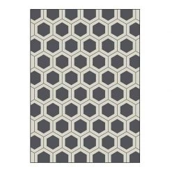 Jason Grey Solid Hexagon Tea Towel TEA TOWELS, MITTS & CLOTHS