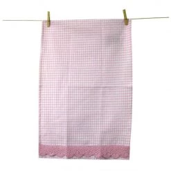 Linens & More Granny's Pink Tea Towel - Gingham