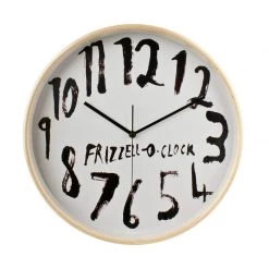 100% New Zealand Restocked Dick Frizzell Clock - White (32cm)