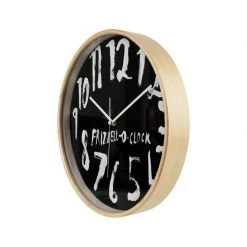100% New Zealand Dick Frizzell Clock - Black (32cm)