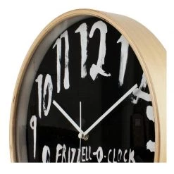 100% New Zealand Dick Frizzell Clock - Black (32cm)