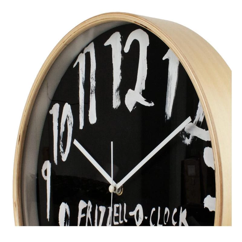 100% New Zealand Dick Frizzell Clock - Black (32cm)