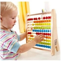 Hape Rainbow Counting Bead Abacus