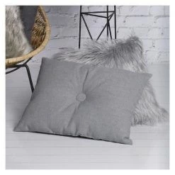Jason Grey Faux Fur Cushion (45cm)