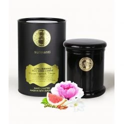Surmanti Long Burning EcoSoya Candle - Peonies, Peppers & Tuberose
