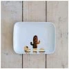 George & Co White & Gold Cacti Tray Last Chance - Final Few