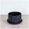 George & Co Monochrome Kanso Planter - Small Black