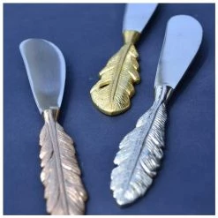 Old Mill Road Gold Feather Spreader Metallics