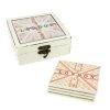 Zita M Ceramic London Coaster Set & Holder Women's Gifts - Under $50