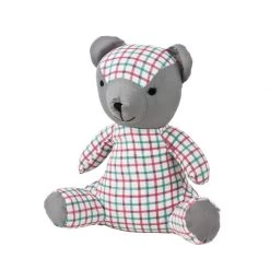 Zita M Grey Bear Doorstop