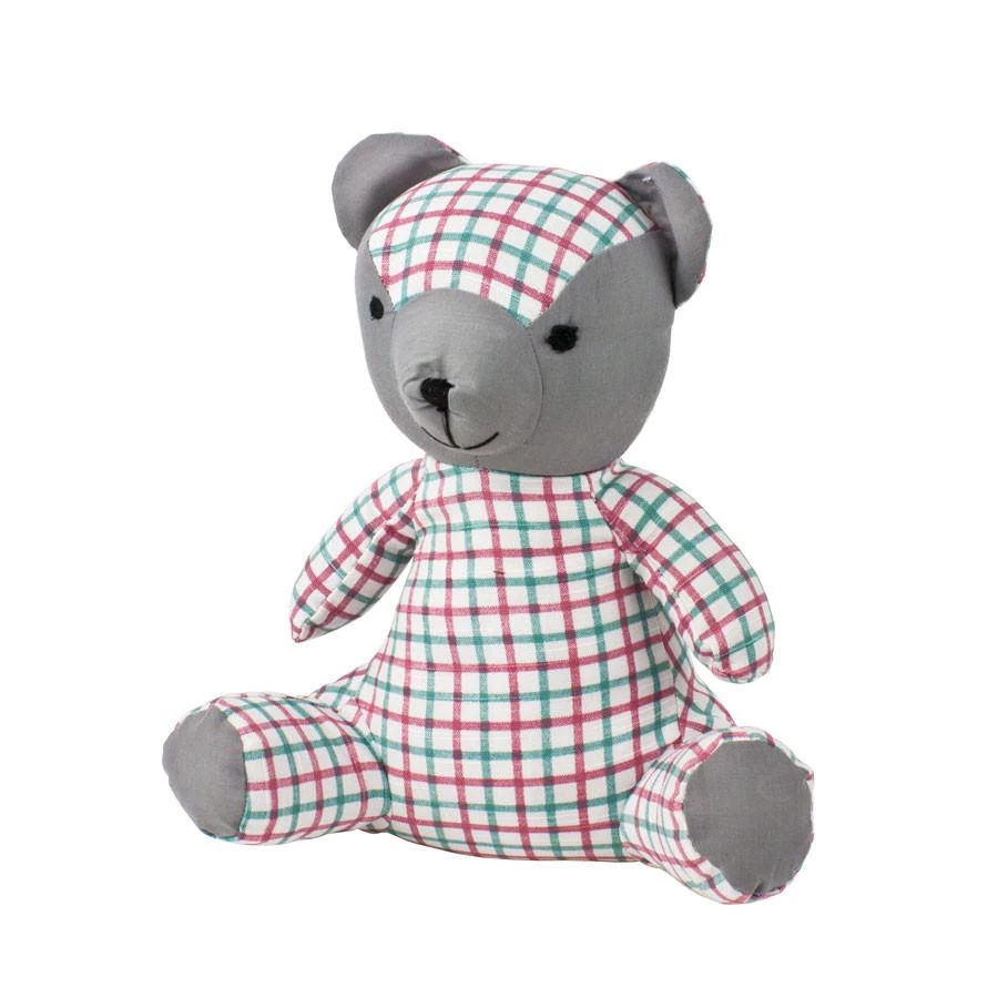 Zita M Grey Bear Doorstop