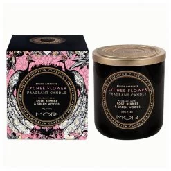 MOR Boutique Fragrant Black Soy Candle - Lychee Flower Andles