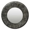 Le Forge Restocked Large Black Panama Mirror (88cm)