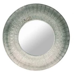 Le Forge Metallics Large Silver Marrakesh Mirror (96cm)