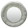 Le Forge Large Silver Panama Mirror (88cm) Metallics