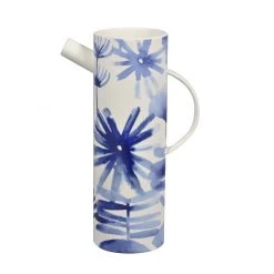 Jennifer Dumet Blue Flower Spout Jug Last Chance - Final Few