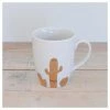 George & Co Cacti Mugs (Set 4) Metallics