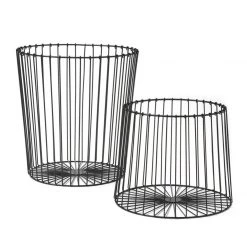 Me & My Trend Last Chance - Final Few Black Nesting Basket Set