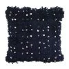 Stoneleigh & Roberson Shaggy Blue Cushion (45cm) Last Chance - Final Few