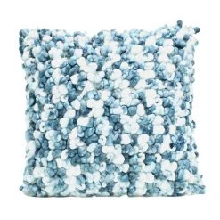 Stoneleigh & Roberson Dark Blue Bobble Cushion (45cm)