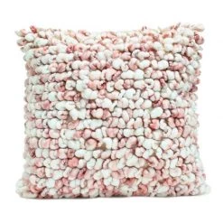 Stoneleigh & Roberson Blush Pink Bobble Cushion (45cm)