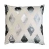 Le Forge Last Chance - Final Few Ivory Velvet Diamond Cushion (50cm)