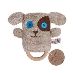O.B Designs Rattles & Teething Items Ding A Ring Teether Rattle - Duke Dog