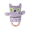 O.B Designs Rattles & Teething Items Ding A Ring Teether Rattle - Katie Cat