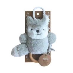O.B Designs Ding A Ring Teether Rattle - Ross Fox