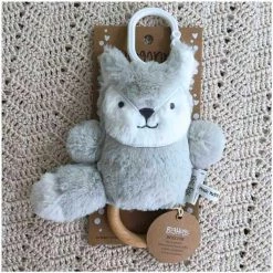 O.B Designs Ding A Ring Teether Rattle - Ross Fox