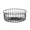 Academy Black Round Basket