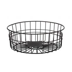 Academy Black Round Basket