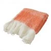 Amalfi Last Chance - Final Few Orange Brushed Throw