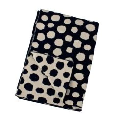 Emotion & Kids Navy & Cream Spot Cotton Baby Blanket BABY & TODDLER GIFTS