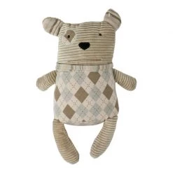 Baby Boo Blue Argyle Dog Soft Toys