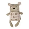 Baby Boo Pink Argyle Dog Soft Toys