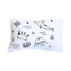 Henry & Co. Last Chance - Final Few Black Pirate Gang Pillowcase